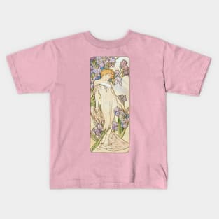 Iris, flower personified Kids T-Shirt